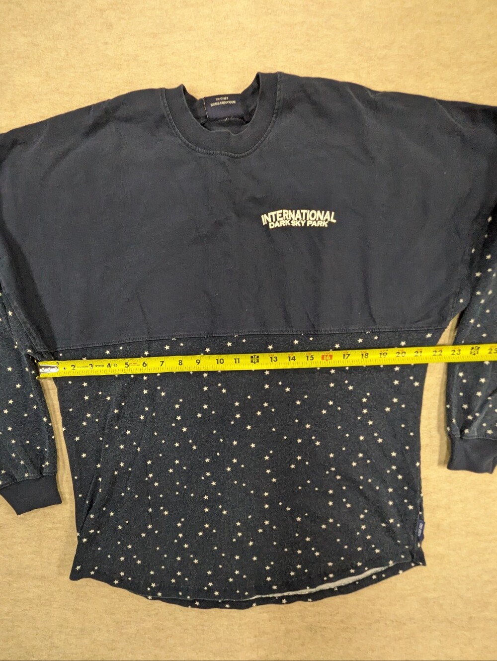 Vintage 90s Star Gazer Grand Canyon National Park Dark Sky Navy Long Sleeve T, M - Picture 10 of 12